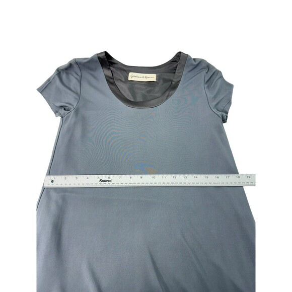 Graham & Spencer Women's Sz Small Gray Lined Knee Length Sheath Dress Si… - Picture 9 of 11